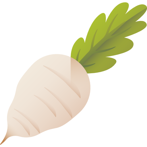 Turnip 3D Color icon
