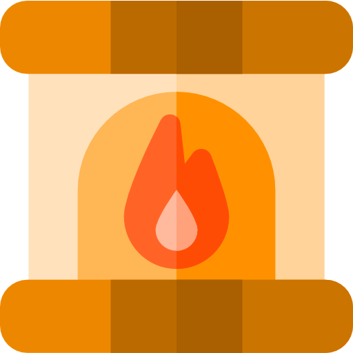 kamin Basic Rounded Flat icon