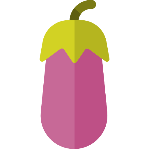 Eggplant Basic Rounded Flat icon