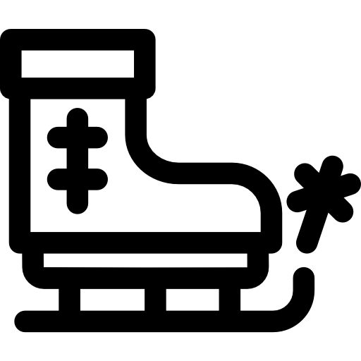 Łyżwy Basic Rounded Lineal ikona