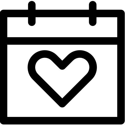 バレンタイン・デー Basic Rounded Lineal icon