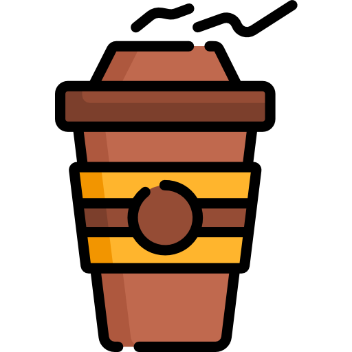 café Special Lineal color Icône