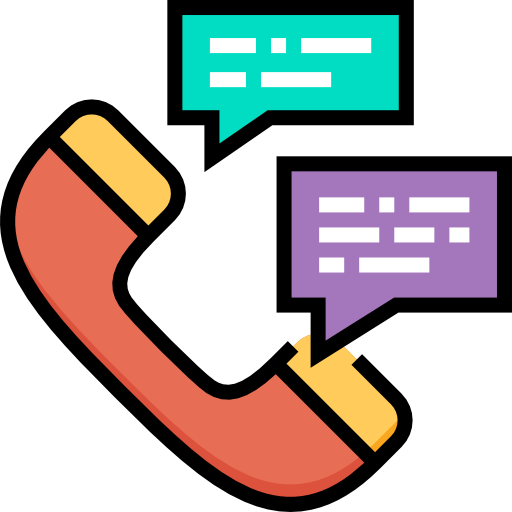 Phone call Detailed Straight Lineal color icon