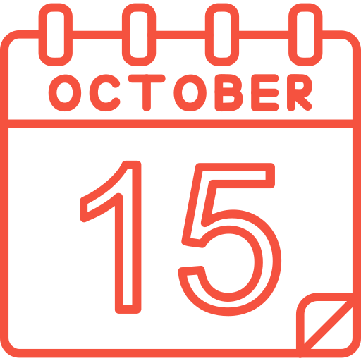 October Generic color outline icon