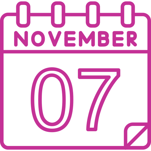 november Generic color outline icoon