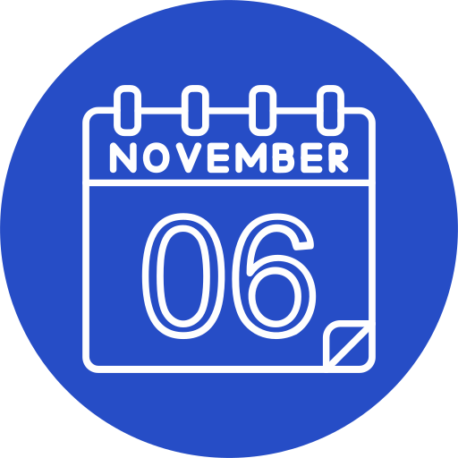 noviembre Generic color fill icono