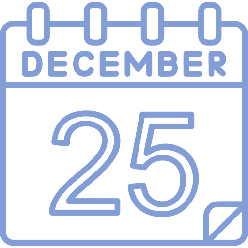 25. dezember Generic color outline icon
