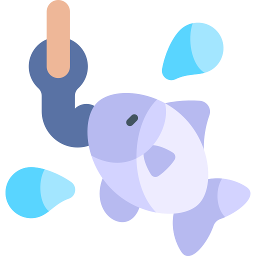 pesca Kawaii Flat icono