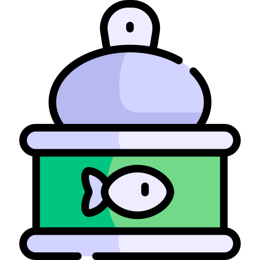 Tuna Kawaii Lineal color icon