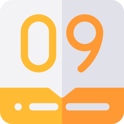 Number 9 Basic Rounded Flat icon