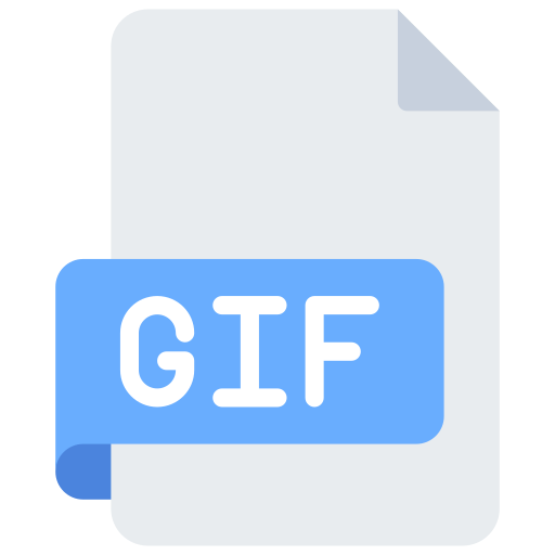 Gif file Juicy Fish Flat icon