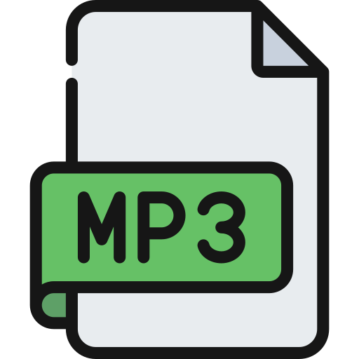 Mp3 file Juicy Fish Soft-fill icon