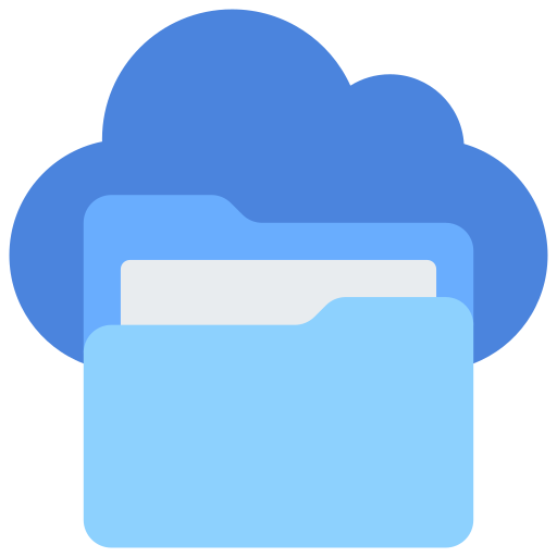 cloud-ordner Juicy Fish Flat icon