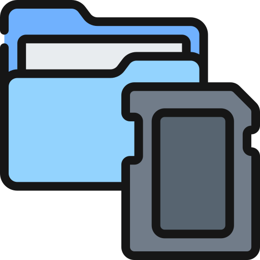 Sd card Juicy Fish Soft-fill icon