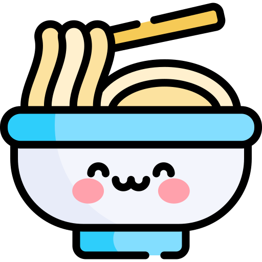 麺 Kawaii Lineal color icon