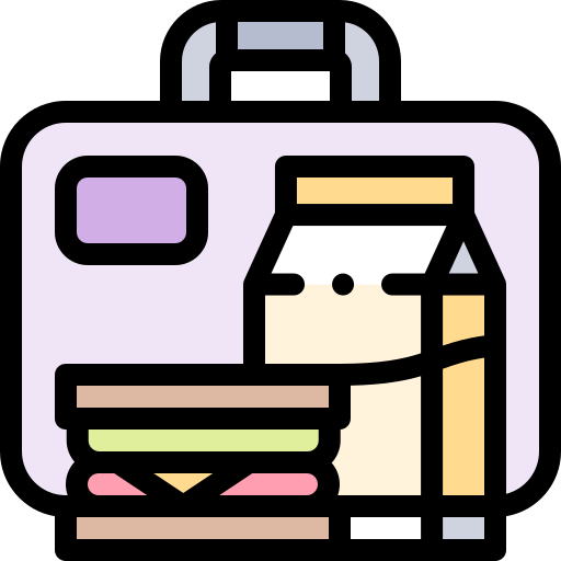 lunch-box Detailed Rounded Lineal color icon