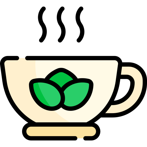 お茶 Kawaii Lineal color icon