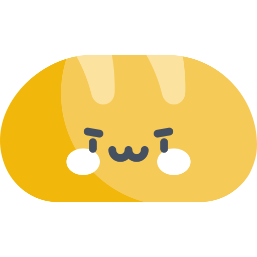 Bread Kawaii Flat icon