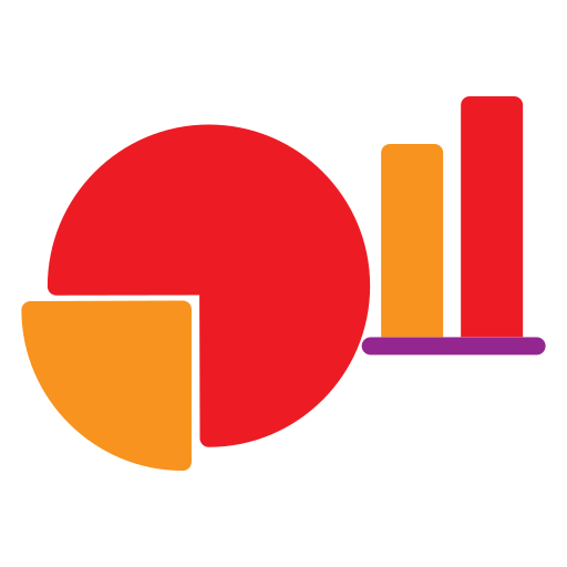 gráfico circular Generic color fill icono
