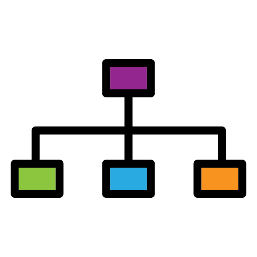 diagrama Generic color lineal-color Ícone