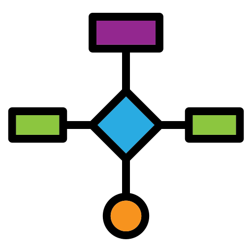 도표 Generic color lineal-color icon