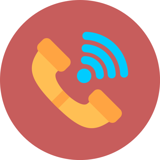 Phone receiver Generic color fill icon