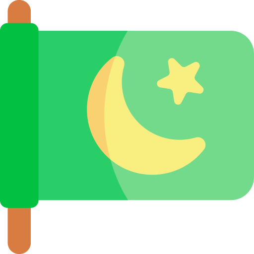 bandera Kawaii Flat icono
