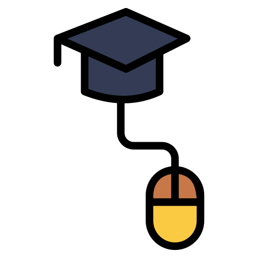 online onderwijs Generic color lineal-color icoon