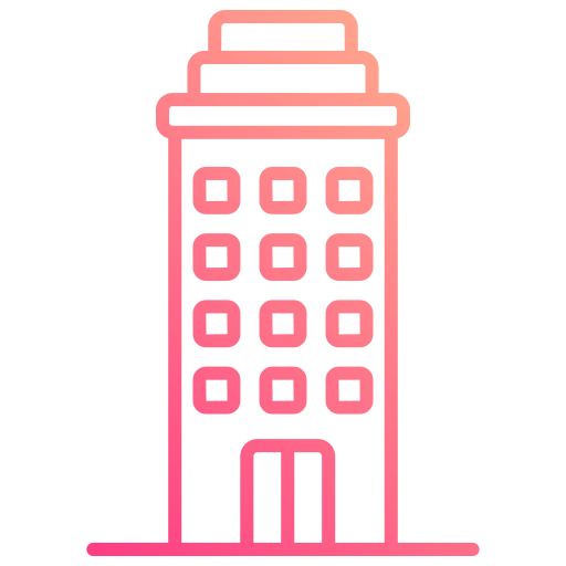grattacielo Generic gradient outline icona