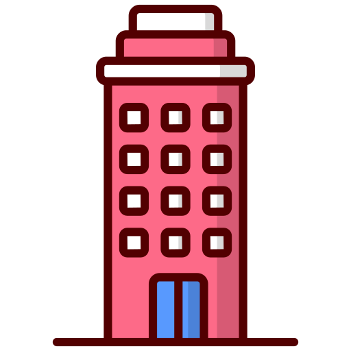 超高層ビル Generic color lineal-color icon