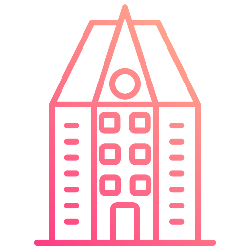 osiedle mieszkaniowe Generic gradient outline ikona