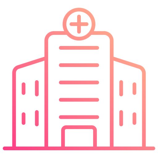 szpital Generic gradient outline ikona