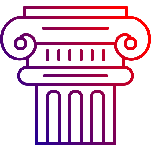 pilastro Generic gradient outline icona