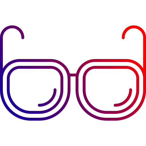 Óculos Generic gradient outline Ícone