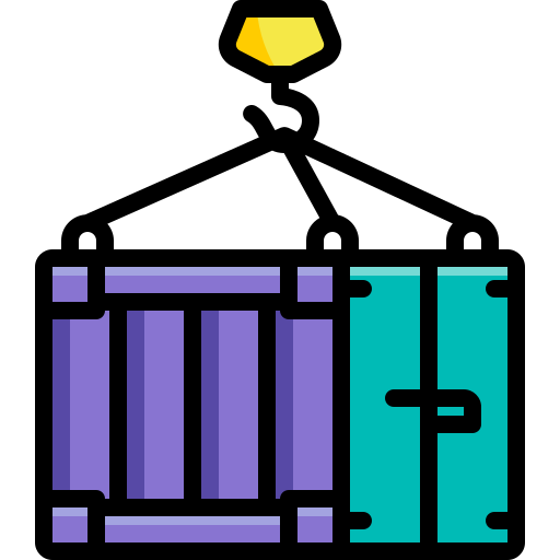 Транспортный контейнер Generic color lineal-color иконка
