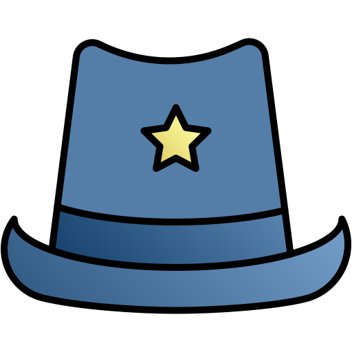 cappello da cowboy Generic gradient lineal-color icona