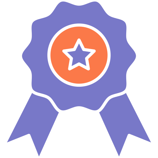 Award Generic color fill icon