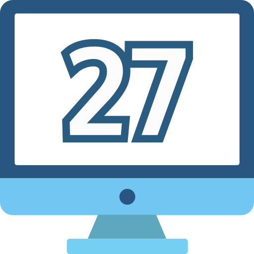 Twenty seven Generic color fill icon