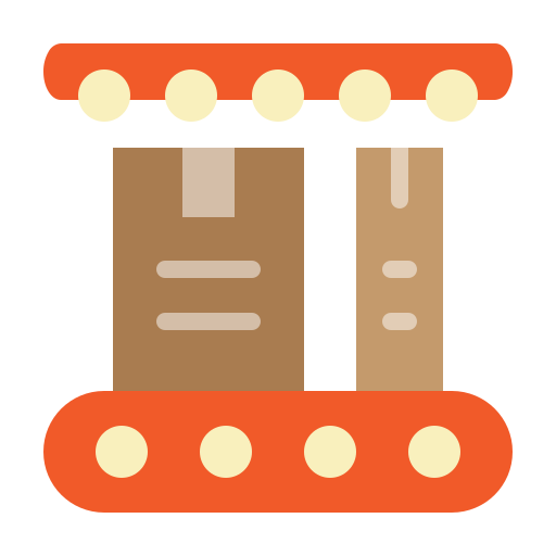 Conveyor truck Generic color fill icon