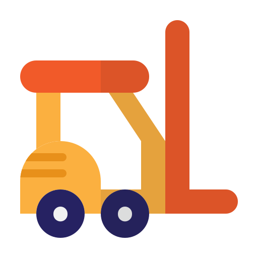 Forklift operation Generic color fill icon