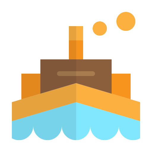 motor de barco Generic color fill icono