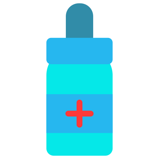 butelka medyczna Generic color fill ikona