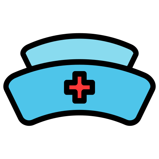 krankenschwestermütze Generic color lineal-color icon