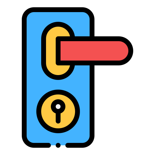 deurklink Generic color lineal-color icoon