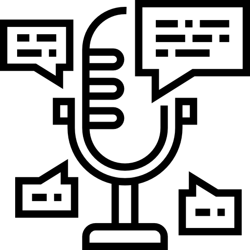 マイクロフォン Detailed Straight Lineal icon