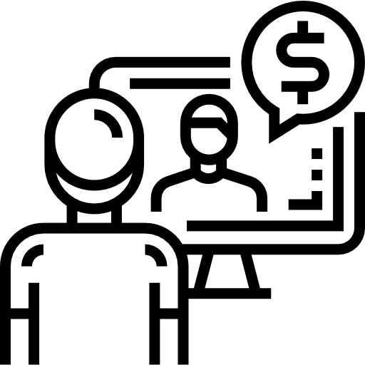 ビデオ通話 Detailed Straight Lineal icon