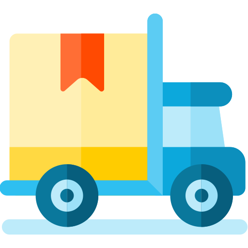 transporte Basic Rounded Flat icono