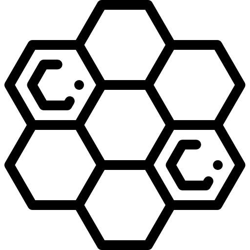 ハニカム Detailed Rounded Lineal icon