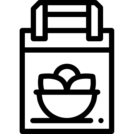 쇼핑백 Detailed Rounded Lineal icon