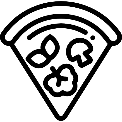 ピザ Detailed Rounded Lineal icon